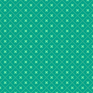 Vibrant Teal Green Geometric Roller Blinds