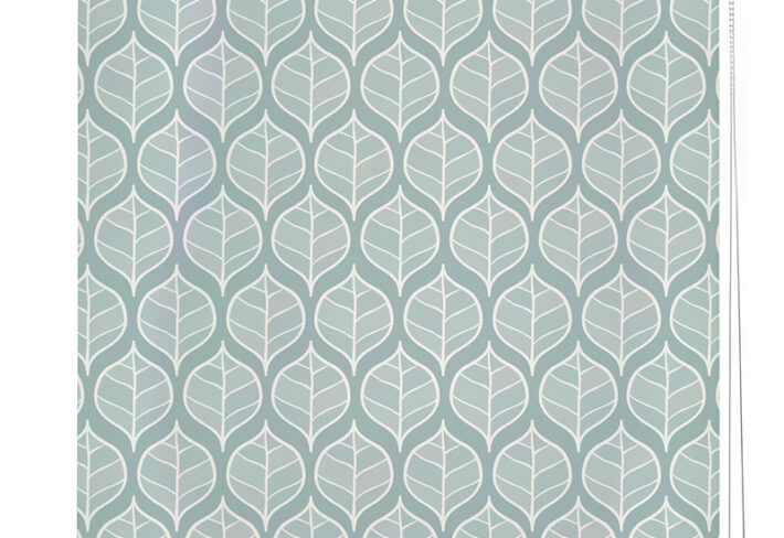 Tranquil Leaf Pattern Roller Blind