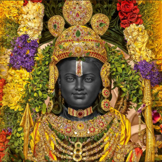 Ram Lalla Pooja Room Roller Blind