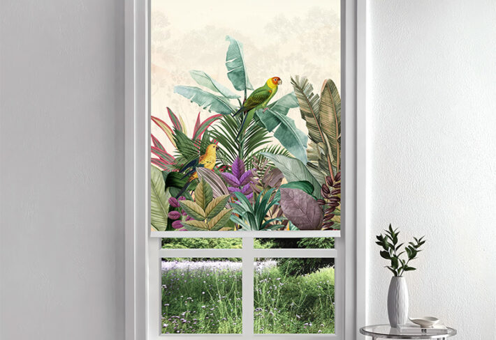 Tropical Serenade Inside Roller Blind