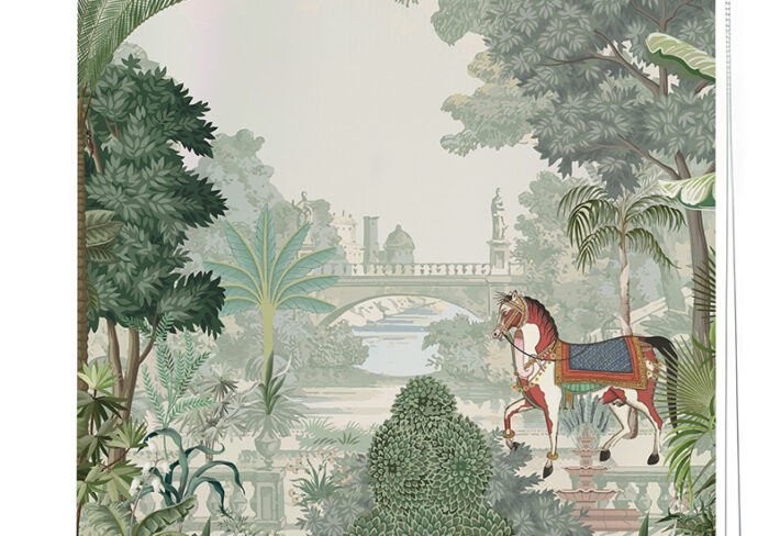 Traditional Garden Charm Roller Blind