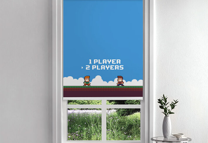 Minecraft Game Style Inside Roller Blind