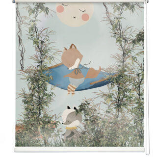 Cute Jungle Animals Kids Room Roller Blind