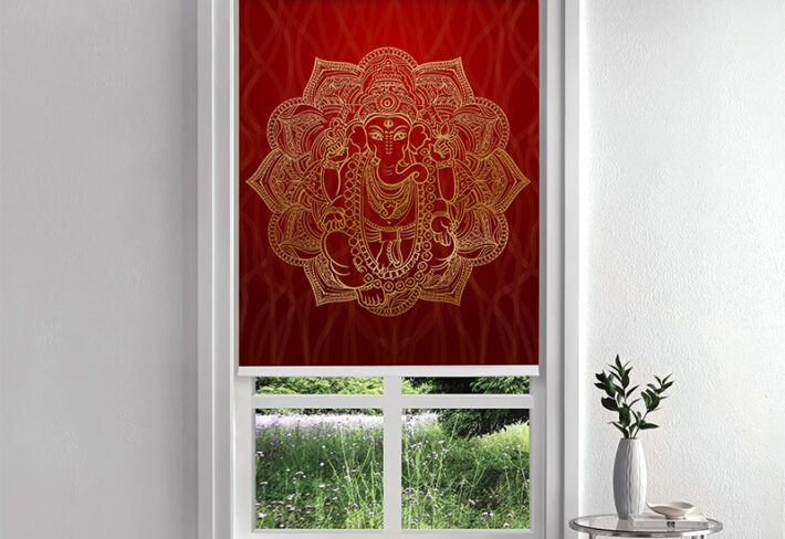 Opulent Ganeshji Inside Roller Blind