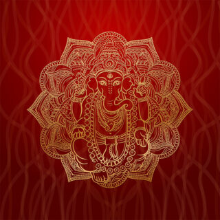 Opulent Ganeshji Roller Blind