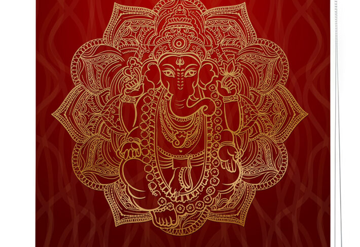 Opulent Ganeshji Roller Blind