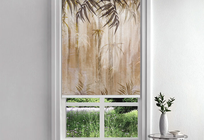 Bamboo Whisper Veil Inside Roller Blind