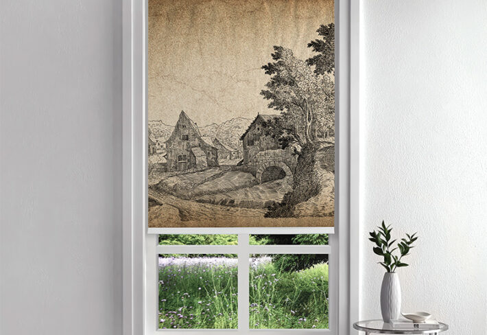 English Countryside Inside Roller Blind