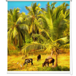 Indian Village Charm Roller Blind