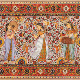 Vibrant Mughal Art Window Roller Blind