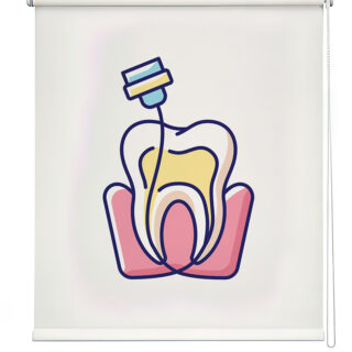 White Dental Clinic Roller Blind