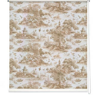 elegant pastoral roller blind