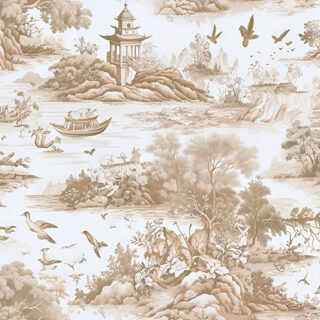 elegant pastoral roller blinds