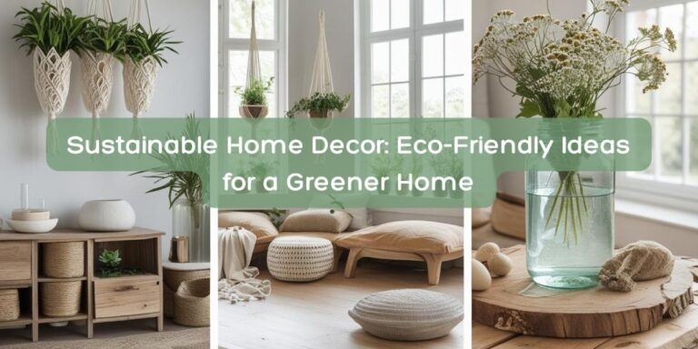 Picture of Sustainable Home Decor: Eco-Friendly Ideas for a Greener Home