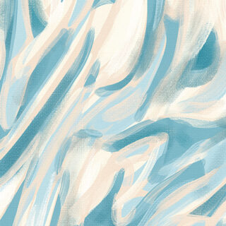 Elegant Abstract Design in Blue & Cream Hues Roller Blinds