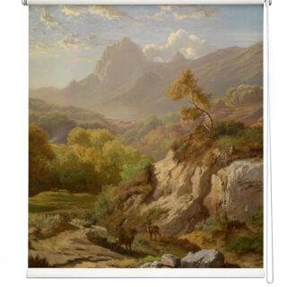 Scenic Mountain View Roller Blind