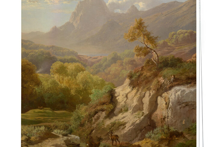 Scenic Mountain View Roller Blind