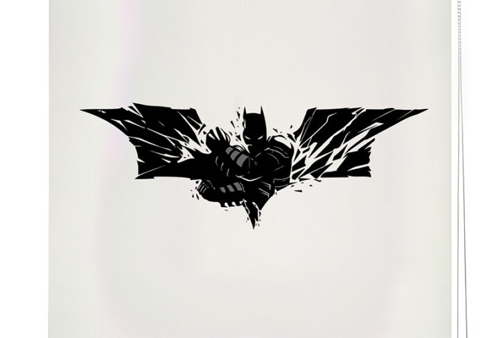 Iconic Batman Logo Roller Blind