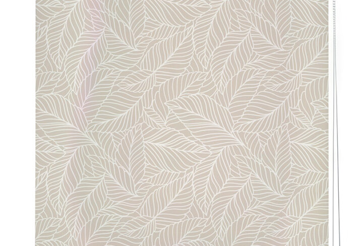 Serene Leaf Pattern Roller Blind
