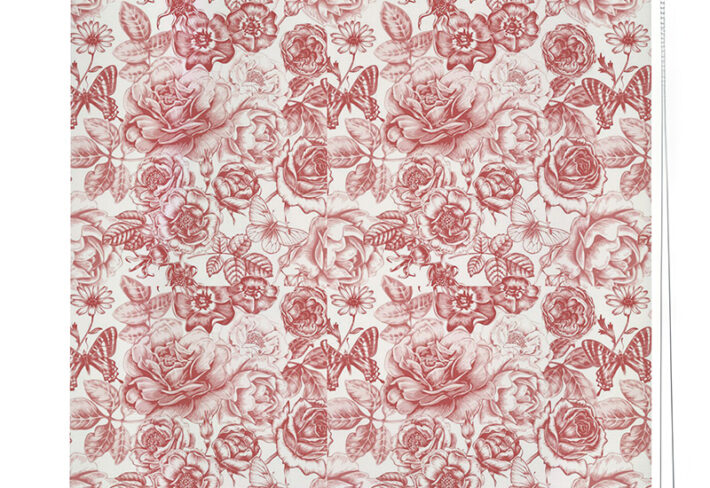 Vintage Floral Charm Roller Blind