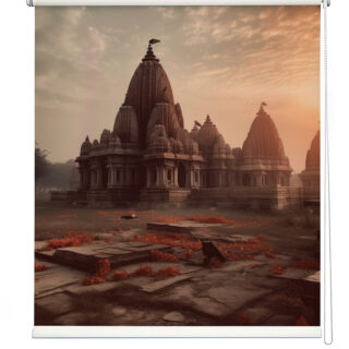 Ancient Temple Design Roller Blind