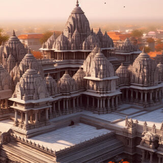 Timeless Temple Elegance Roller Blinds