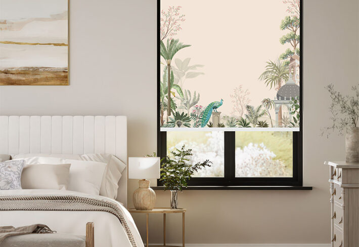 Tropical Paradise Window Outside Roller Blinds