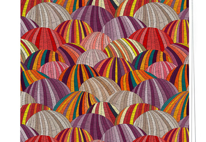 Colorful Fabric Art Roller Blind