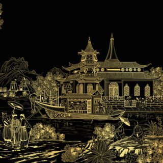 Regal Asian Window Roller Blind