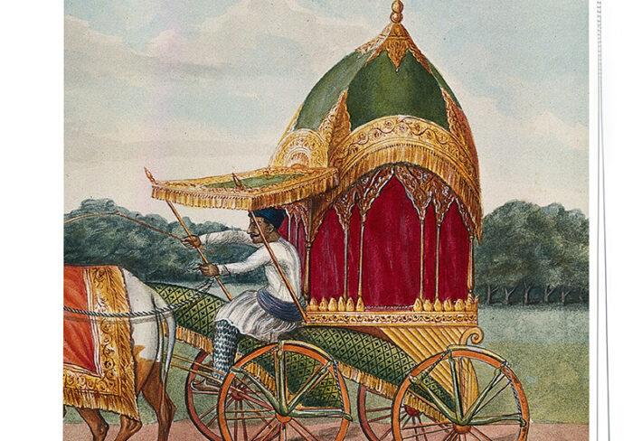 Royal Indian Carriage Roller Blind