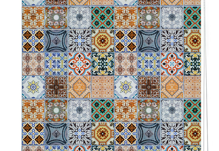 Geometric Tile Design Roller Blind
