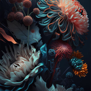 Mystical Floral Window Roller Blinds