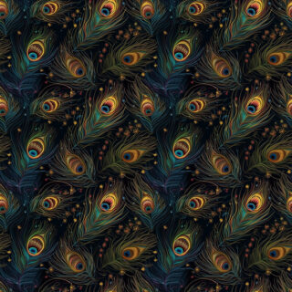 Mystical Peacock Feather Roller Blinds