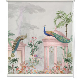Whimsical Peacock Roller Blind