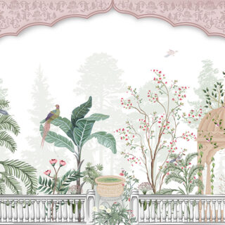 The Serene Garden Roller Blinds