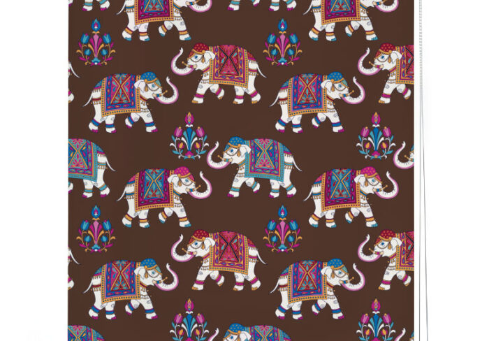 Majestic Elephant Parade Window Roller Blind