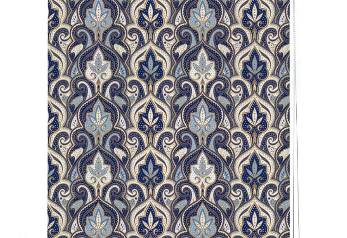 Ornate Persian Damask Patterned Roller Blind