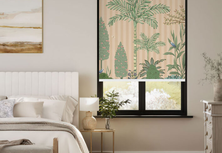 Enchanted Oasis Tropical Outside Roller Blind