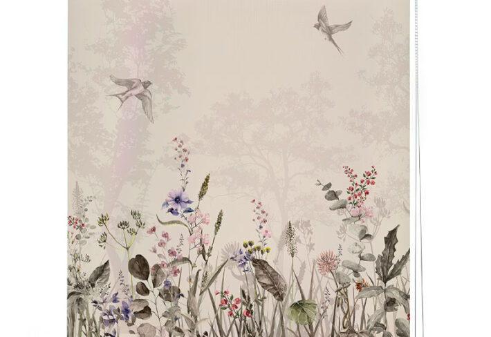 Tranquil Forest Edge Botanical Roller Blind