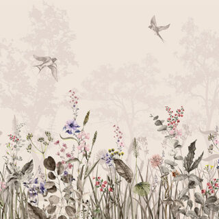 Tranquil Forest Edge Botanical Roller Blinds