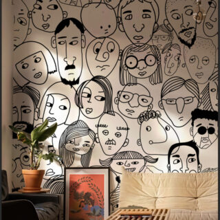 Andaaz-e-Deewar, Face It Wallpaper Mural