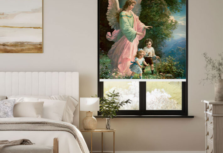 Guardian Angel Serenity Window Outside Roller Blind