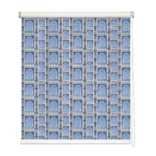 Blue Mandala Pattern Roller Blind