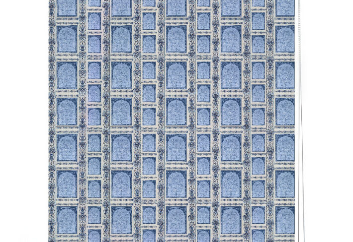 Blue Mandala Pattern Roller Blind