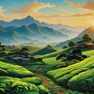 Mountain Meadow Roller Blind