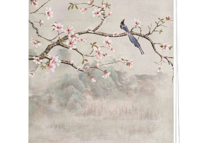 Songbird on Cherry Branch Roller Blind
