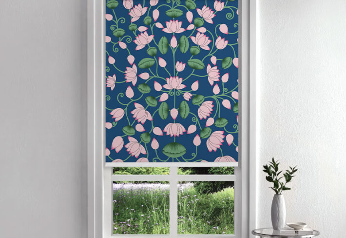 Tranquil Lotus Roller Blinds