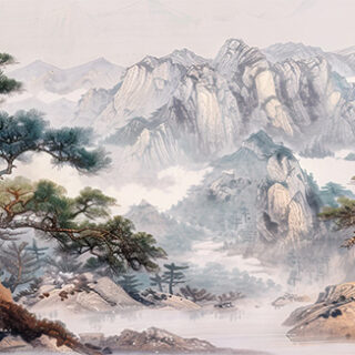 Misty Mountain Roller Blind