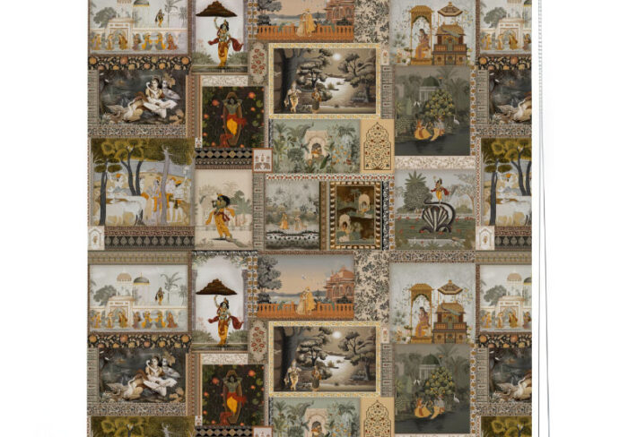 Madhav Bagicha Puja Room Roller Blind