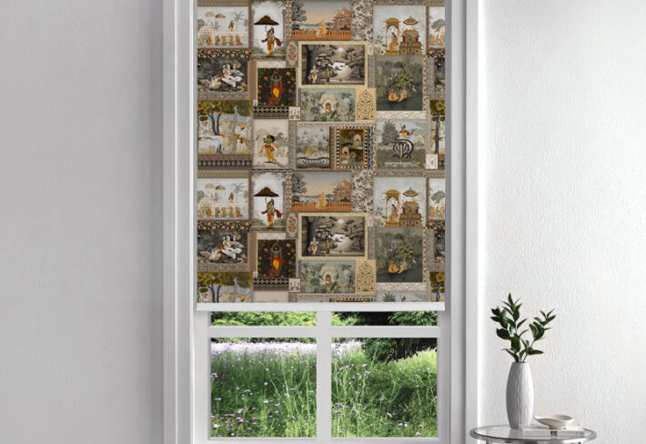 Madhav Bagicha Puja Room Roller Blind